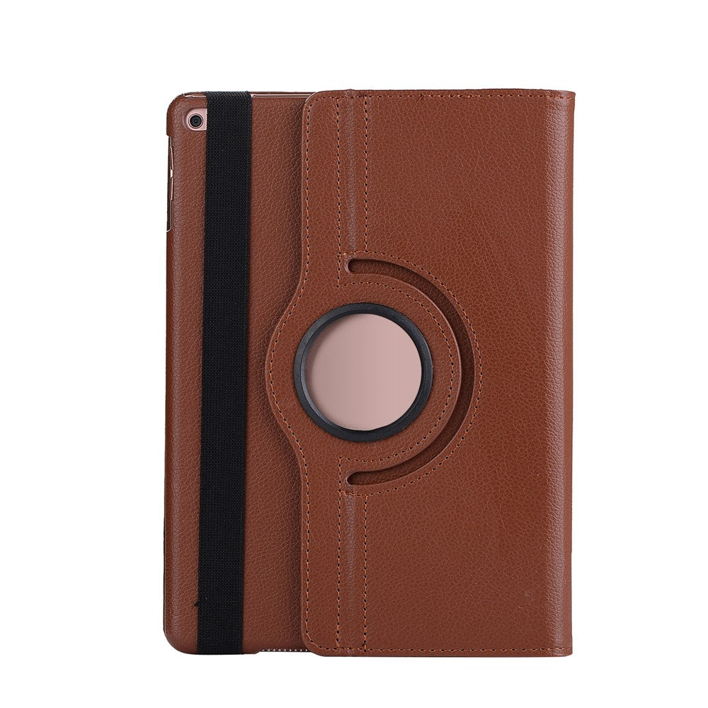For iPad 9.7 (2018)/(2017) Litchi Texture 360 Degree Rotary Stand Smart Leather Tablet Case