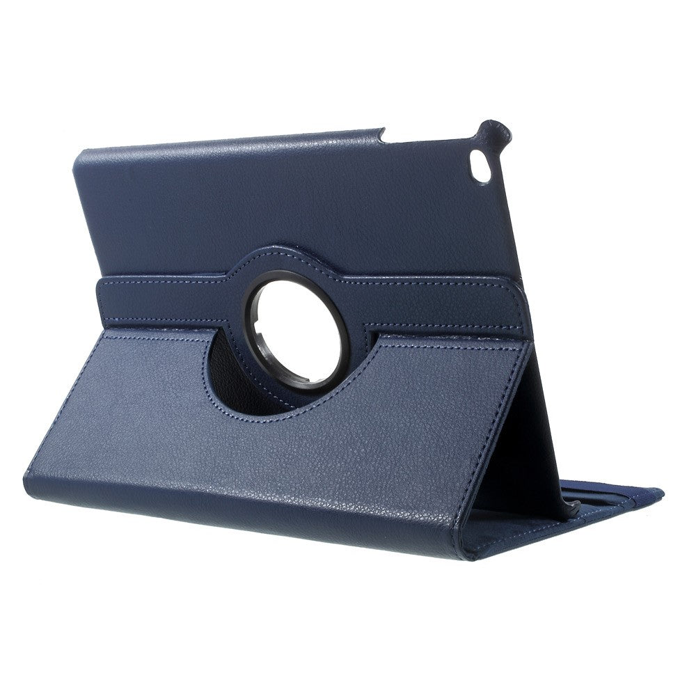 Leather Cover for iPad 9.7 (2018) / 9.7 (2017) / Air 2 / Air (2013) Rotary Stand Tablet Case with Elastic Band