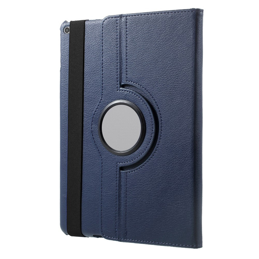 Leather Cover for iPad 9.7 (2018) / 9.7 (2017) / Air 2 / Air (2013) Rotary Stand Tablet Case with Elastic Band