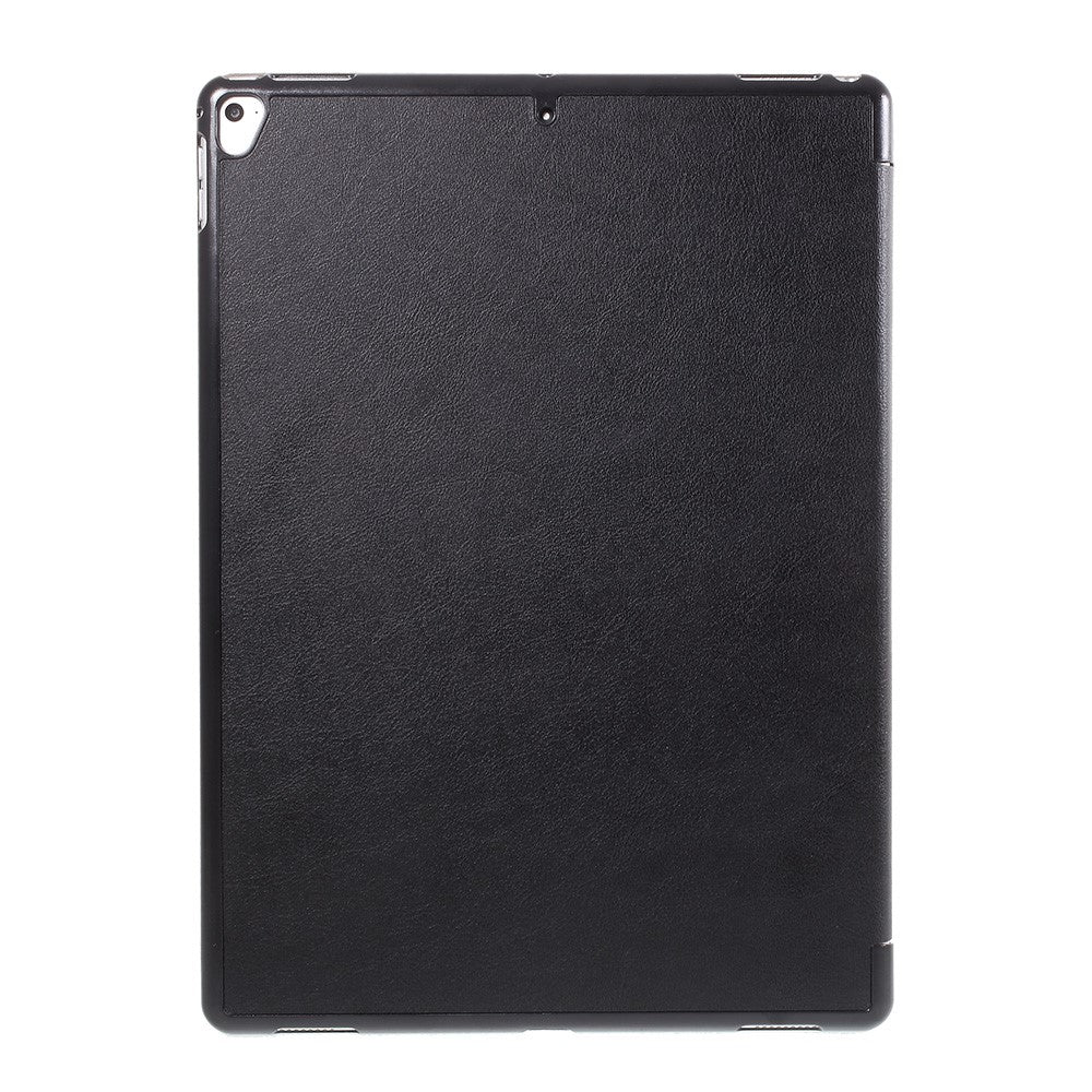 For iPad Pro 12.9 (2017) PU Leather Ultra Thin Tri-fold Stand Auto Sleep/Wake Tablet Cover