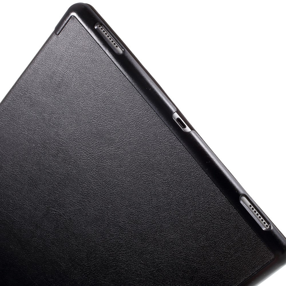 For iPad Pro 12.9 (2017) PU Leather Ultra Thin Tri-fold Stand Auto Sleep/Wake Tablet Cover