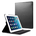 Litchi Skin PU Leather 360 Degree Rotary Stand Folio Case with Elastic Band for iPad 4 / 3 / 2