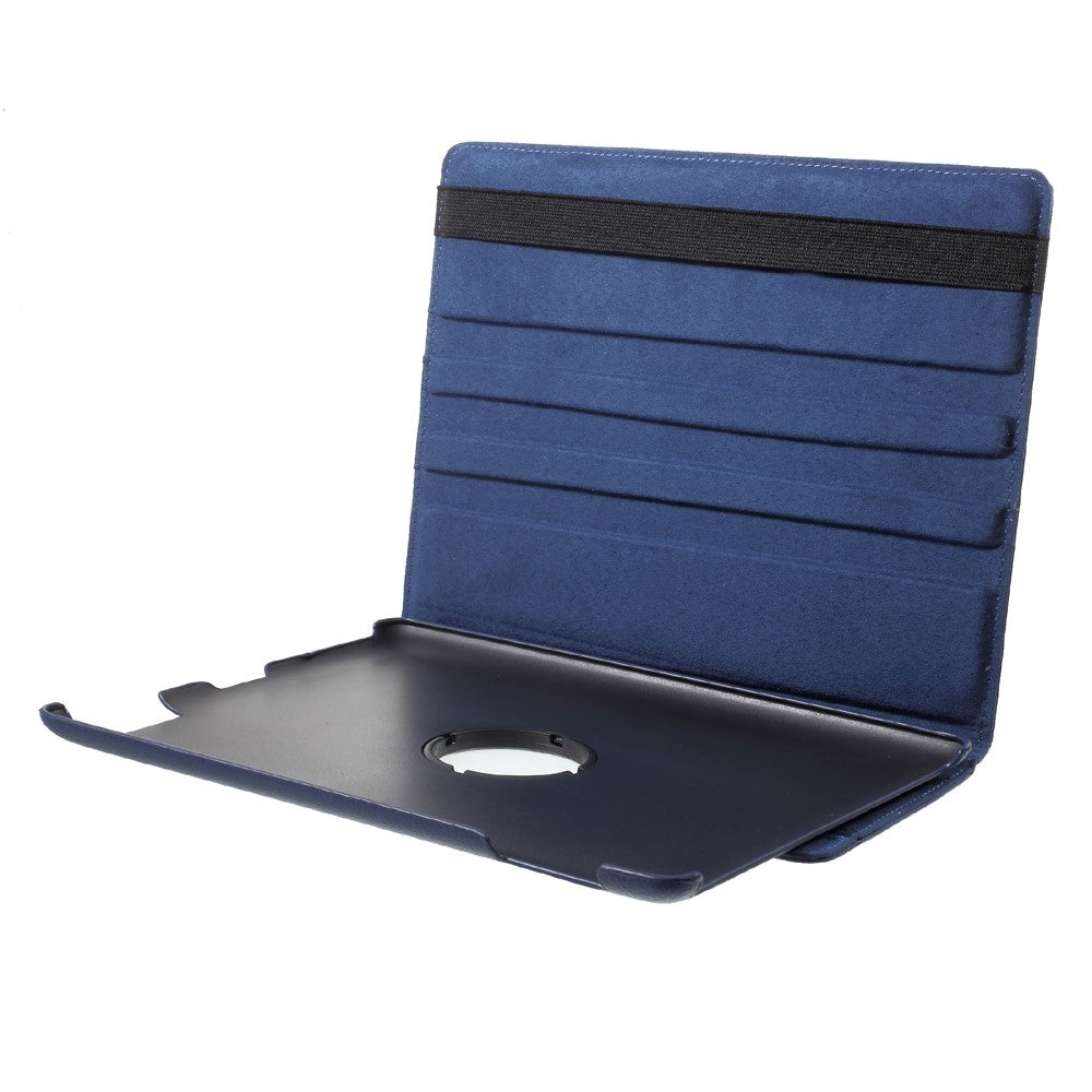 Litchi Skin PU Leather 360 Degree Rotary Stand Folio Case with Elastic Band for iPad 4 / 3 / 2