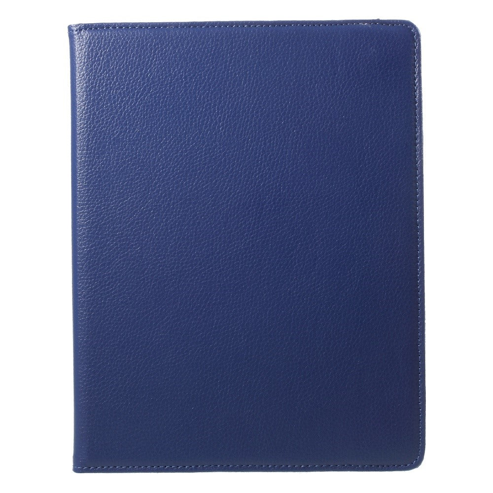 Litchi Skin PU Leather 360 Degree Rotary Stand Folio Case with Elastic Band for iPad 4 / 3 / 2