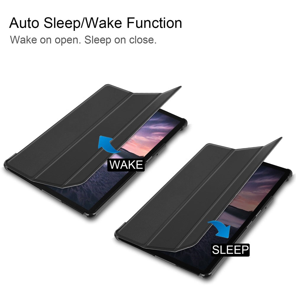 Tri-fold Stand PU Leather Smart Cover Accessory for Samsung Galaxy Tab S4 10.5 T830/T835