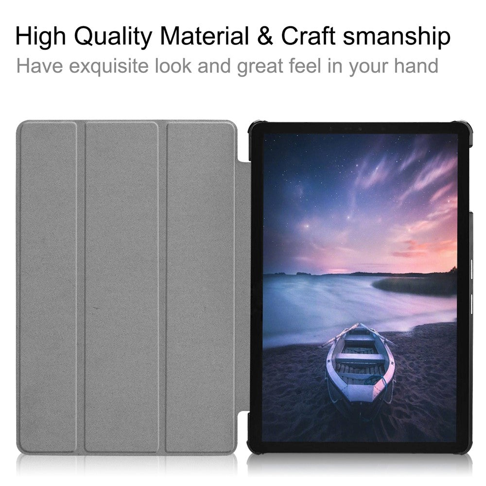Tri-fold Stand PU Leather Smart Cover Accessory for Samsung Galaxy Tab S4 10.5 T830/T835