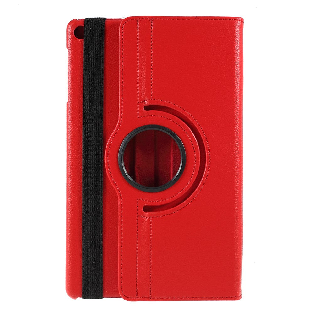 For Samsung Galaxy TAB A 10.1 (2019) SM-T510 / SM-T515 Litchi Texture Leather Tablet Cover with 360-Degree Rotation Multi-Angle Supporting
