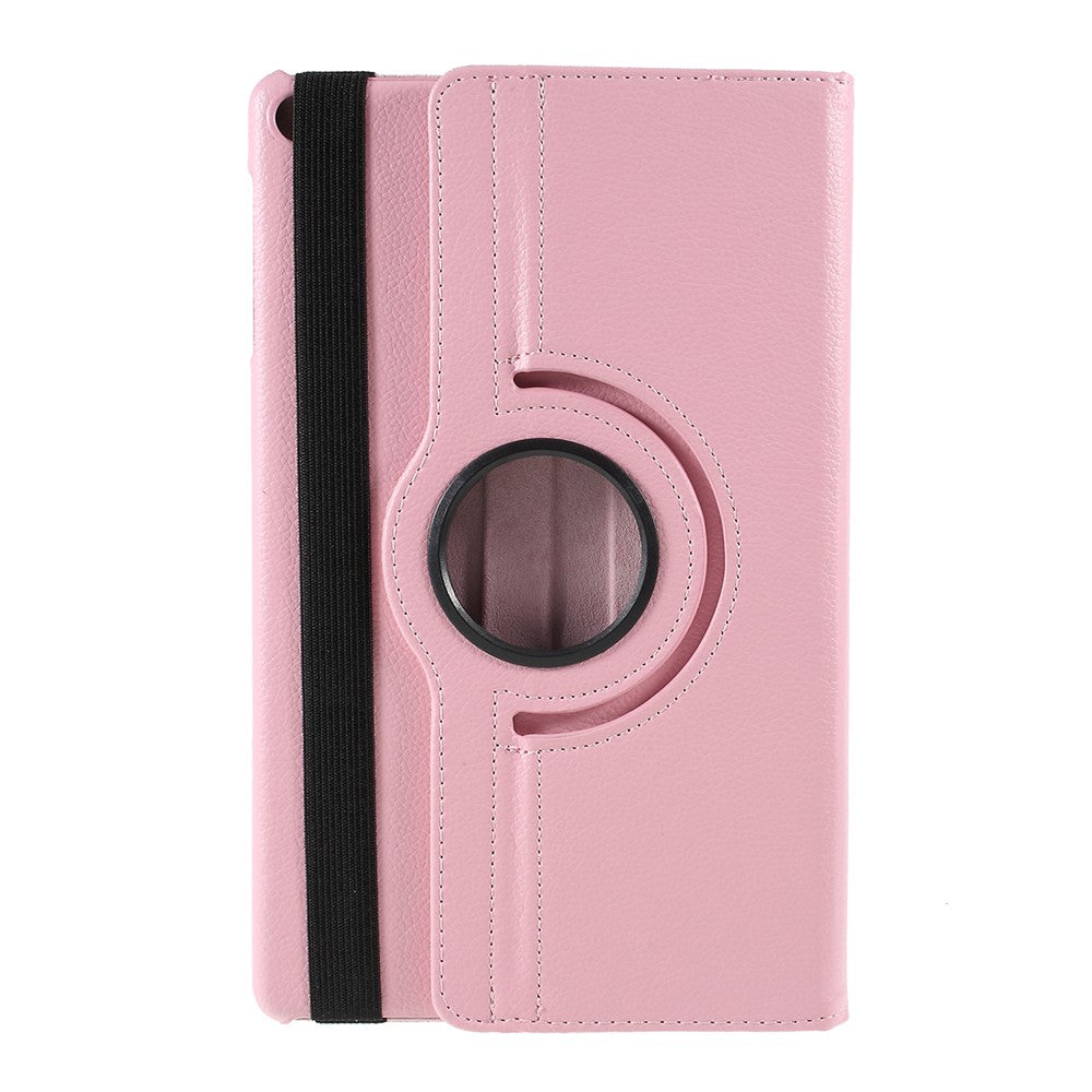 For Samsung Galaxy TAB A 10.1 (2019) SM-T510 / SM-T515 Litchi Texture Leather Tablet Cover with 360-Degree Rotation Multi-Angle Supporting