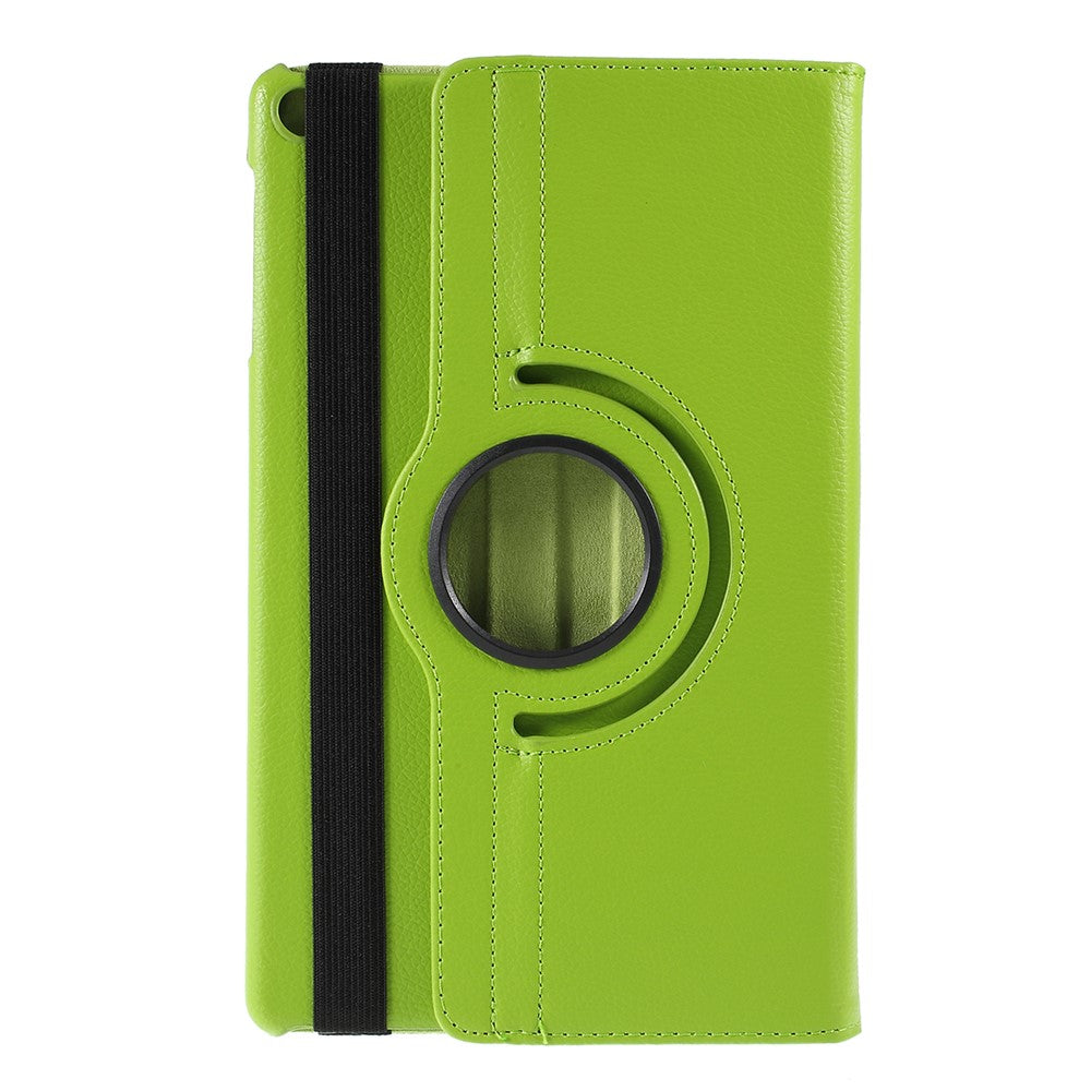 For Samsung Galaxy TAB A 10.1 (2019) SM-T510 / SM-T515 Litchi Texture Leather Tablet Cover with 360-Degree Rotation Multi-Angle Supporting