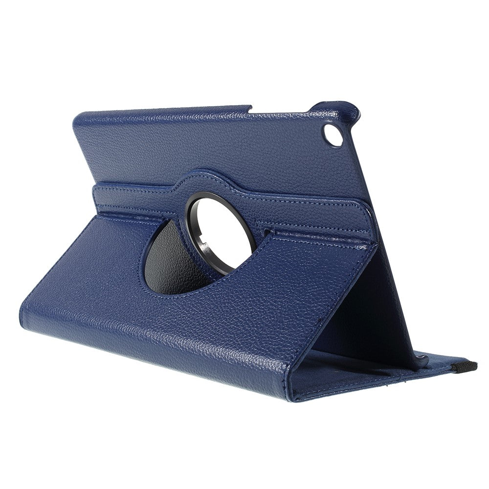 For Samsung Galaxy TAB A 10.1 (2019) SM-T510 / SM-T515 Litchi Texture Leather Tablet Cover with 360-Degree Rotation Multi-Angle Supporting