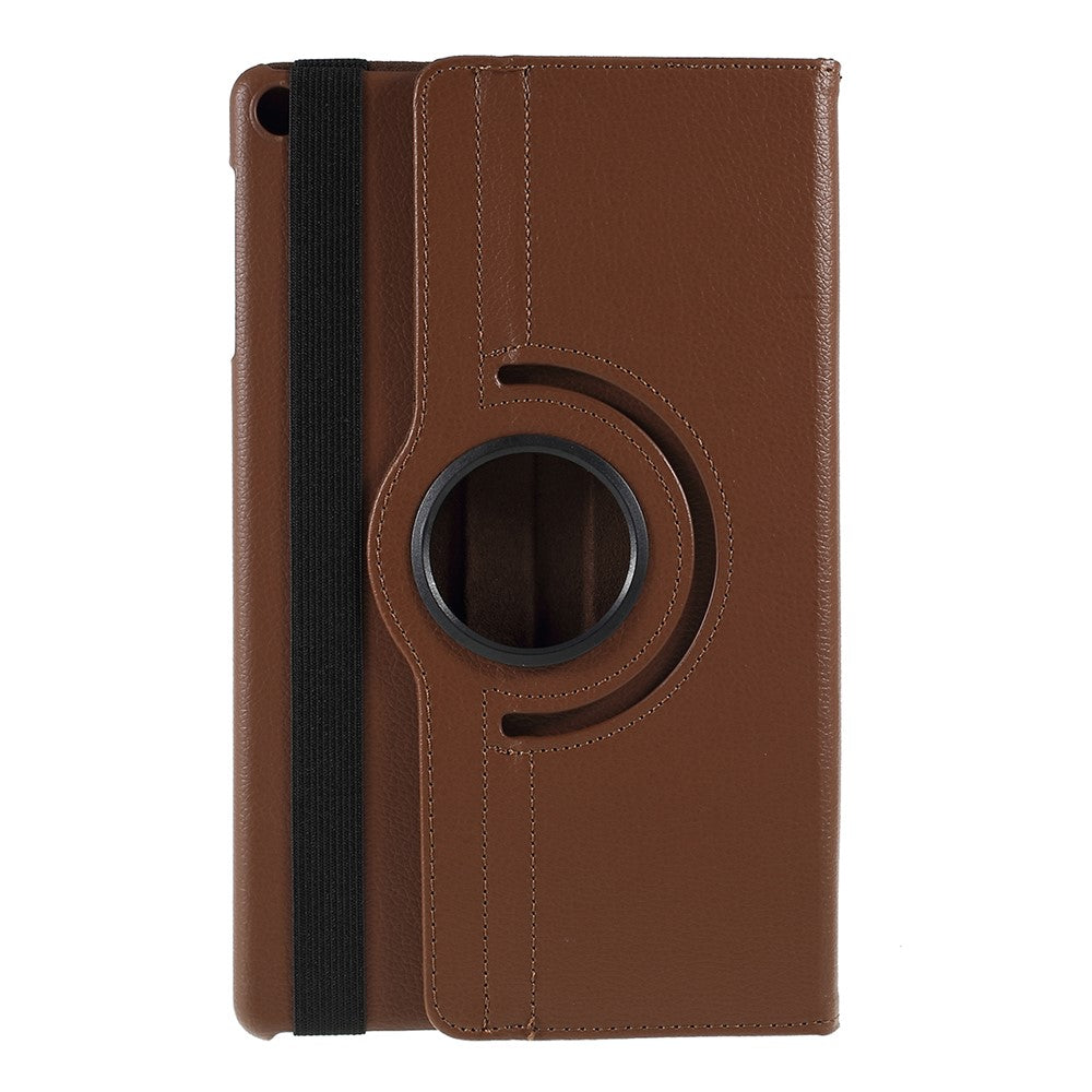 For Samsung Galaxy TAB A 10.1 (2019) SM-T510 / SM-T515 Litchi Texture Leather Tablet Cover with 360-Degree Rotation Multi-Angle Supporting