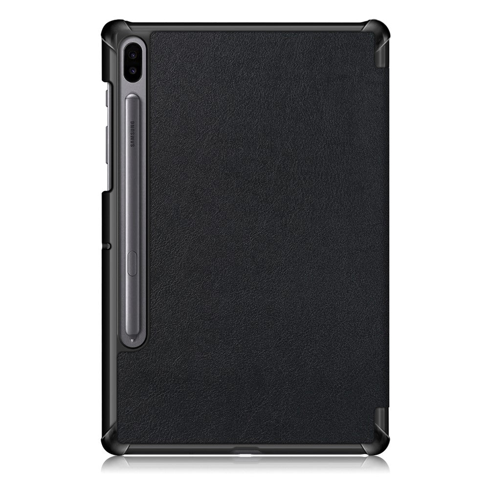 Protective Case for Samsung Galaxy Tab S6 T860/T865 Scratch Resistant PU Leather Tri-fold Stand Smart Tablet Cover