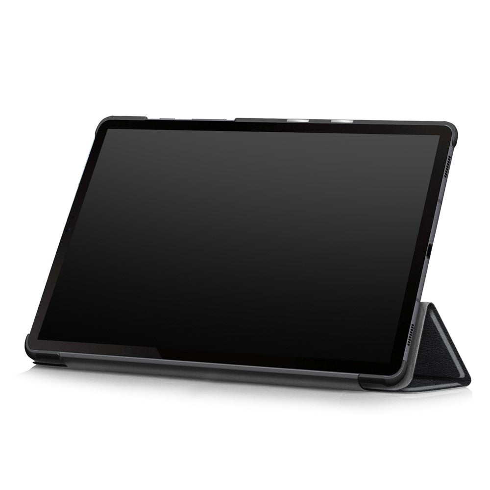 Protective Case for Samsung Galaxy Tab S6 T860/T865 Scratch Resistant PU Leather Tri-fold Stand Smart Tablet Cover