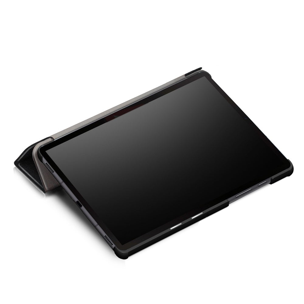 Protective Case for Samsung Galaxy Tab S6 T860/T865 Scratch Resistant PU Leather Tri-fold Stand Smart Tablet Cover
