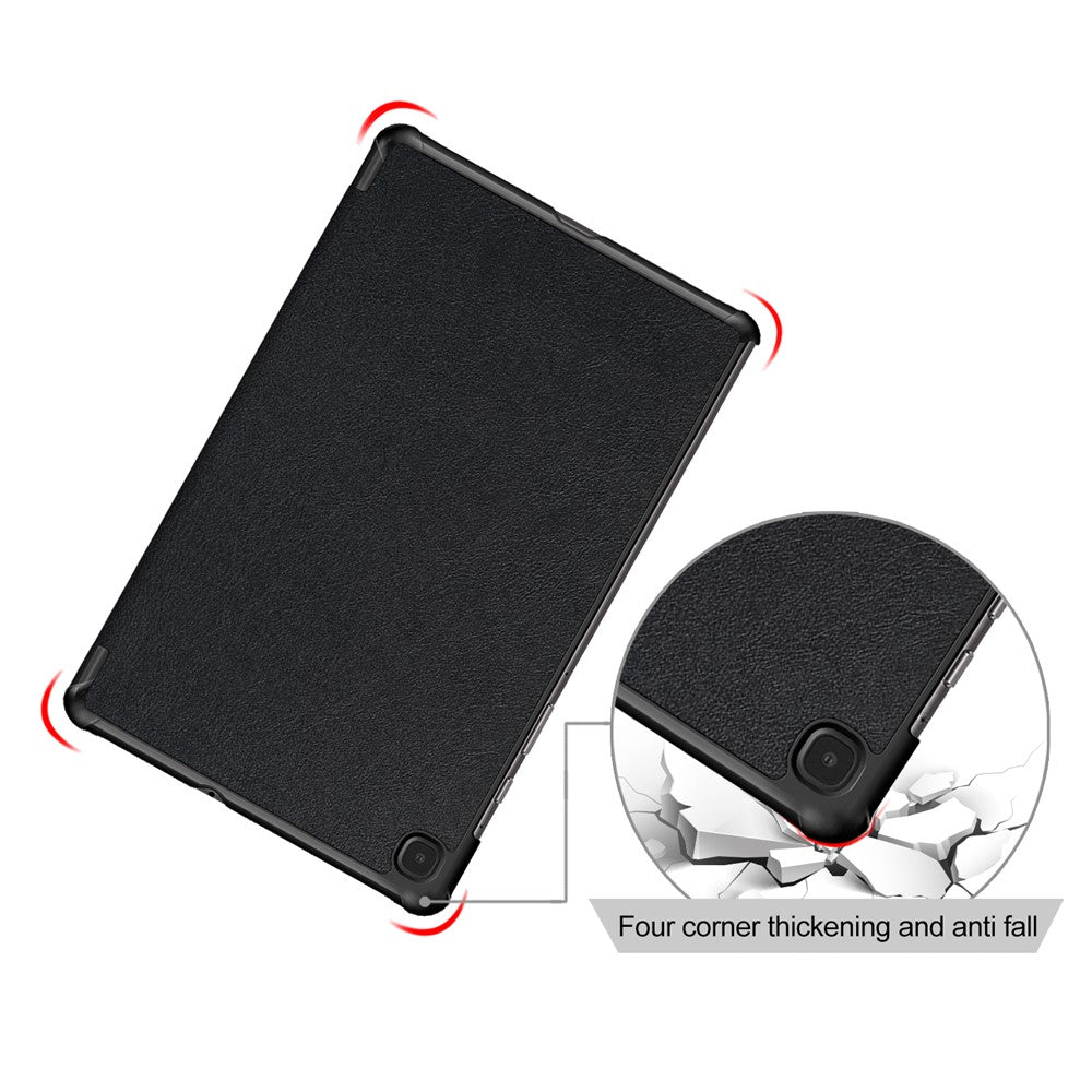 Tri-fold Stand Leather Smart Case for Samsung Galaxy Tab S6 Lite (2020) P610 P615 / S6 Lite (2022) / S6 Lite (2024)