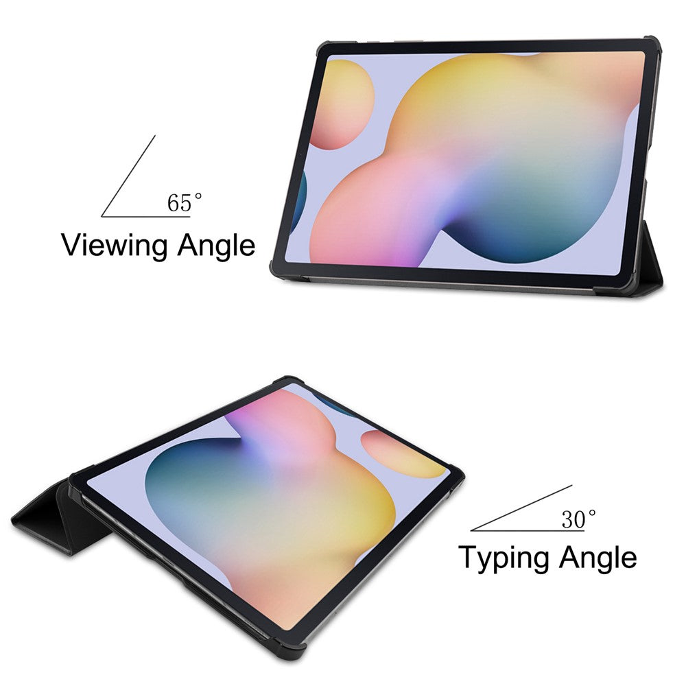 Tri-fold Stand Leather Smart Case for Samsung Galaxy Tab S7+ / S8+