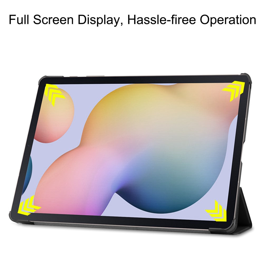Tri-fold Stand Leather Smart Case for Samsung Galaxy Tab S7+ / S8+