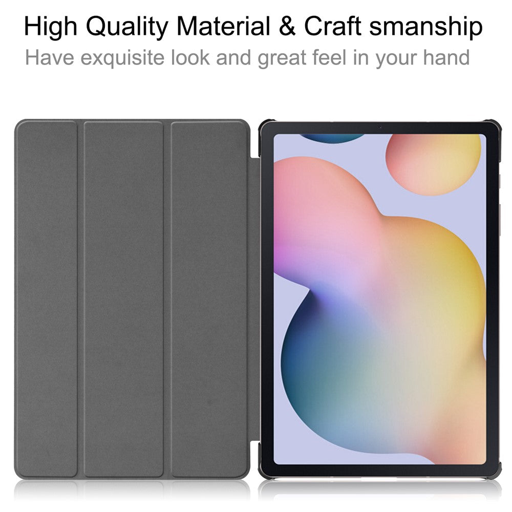 Tri-fold Stand Leather Smart Case for Samsung Galaxy Tab S7+ / S8+