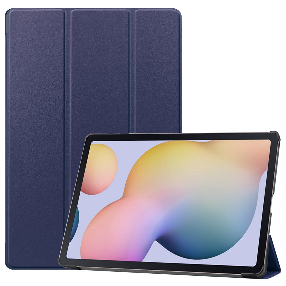 Tri-fold Stand Leather Smart Case for Samsung Galaxy Tab S7+ / S8+