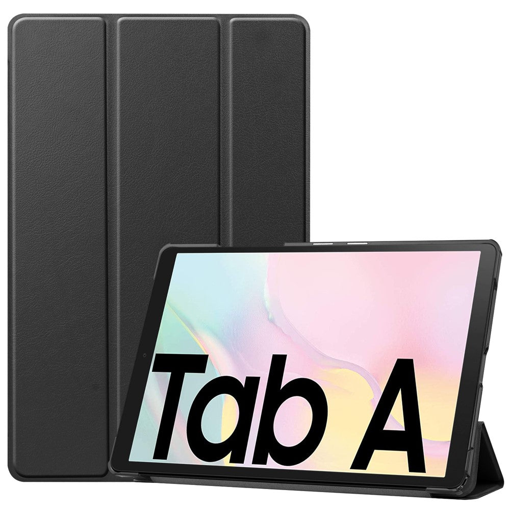 Tri-fold Leather Stand Case Wake / Sleep Smart Cover for Samsung Galaxy Tab A7 10.4 (2020) / (2022) T500