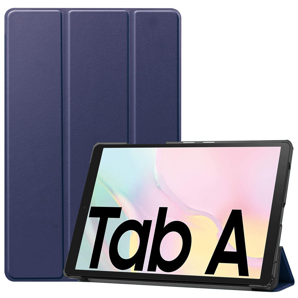 Tri-fold Leather Stand Case Wake / Sleep Smart Cover for Samsung Galaxy Tab A7 10.4 (2020) / (2022) T500