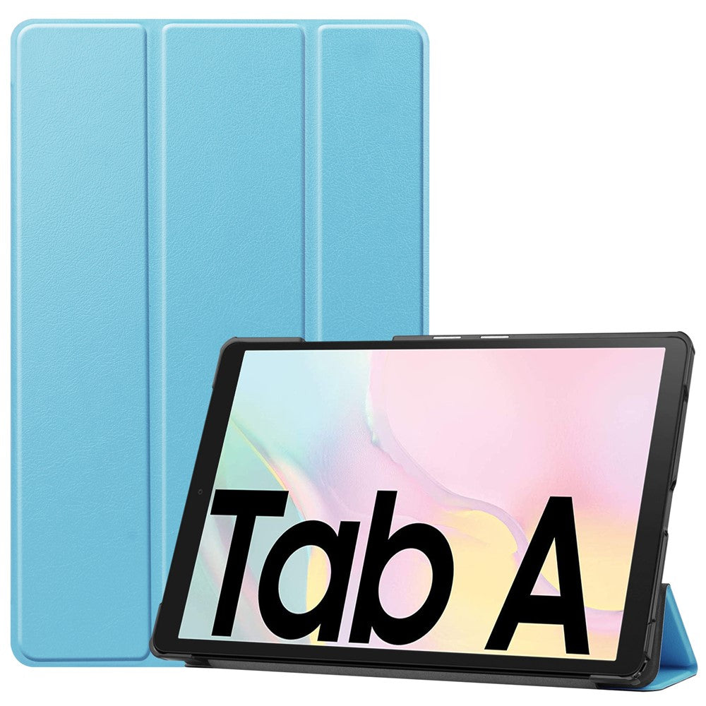 Tri-fold Leather Stand Case Wake / Sleep Smart Cover for Samsung Galaxy Tab A7 10.4 (2020) / (2022) T500