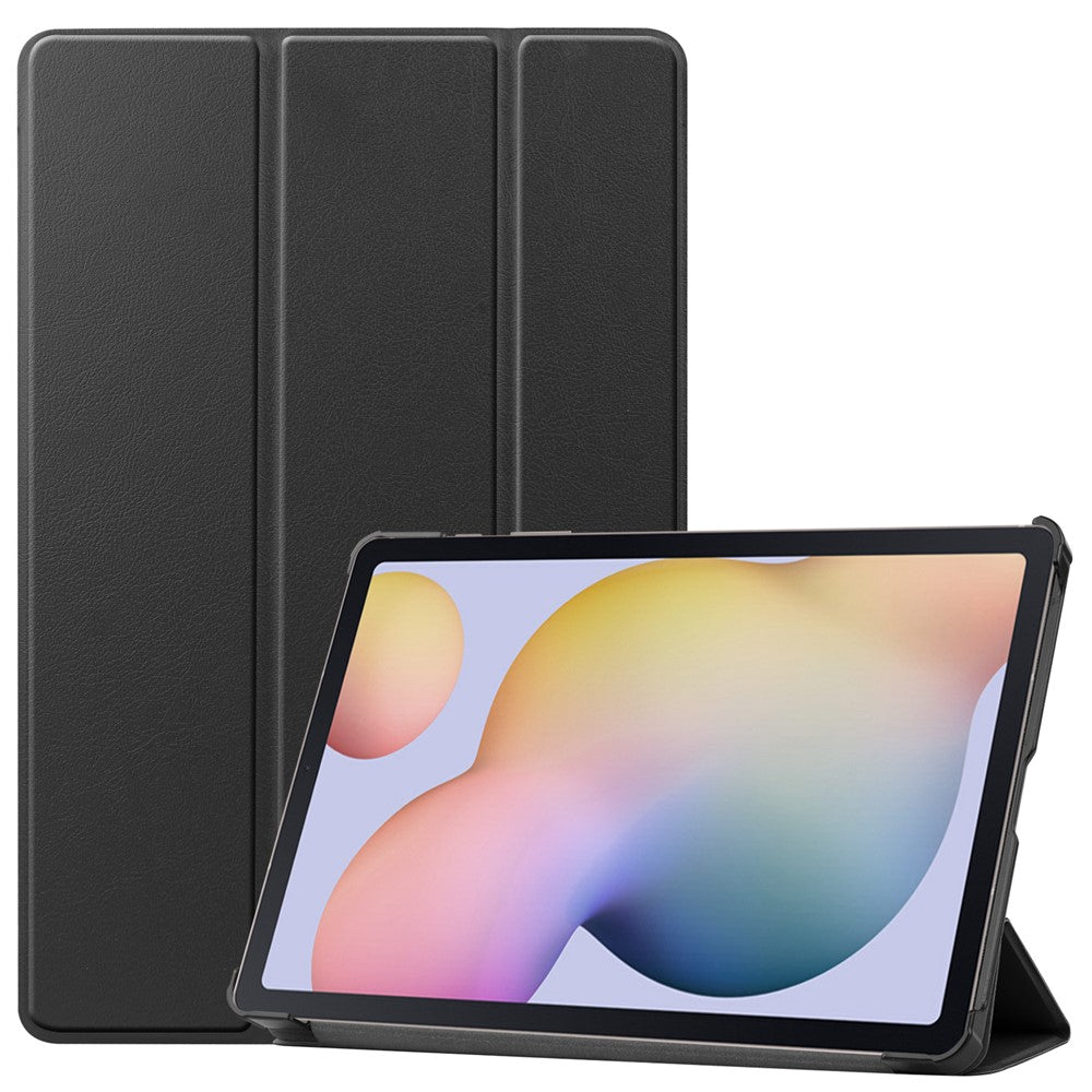 Ultra Slim Tri-fold Stand PU Leather Hard Shell Folio Tablet Case for Samsung Galaxy Tab S7 T870 / S8