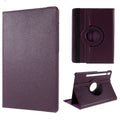 Litchi Texture Leather Case with Rotating Stand Cover for Samsung Galaxy Tab S10 Lite / S10 FE / S9 FE / S9 / S8 / S7 SM-T870 T875