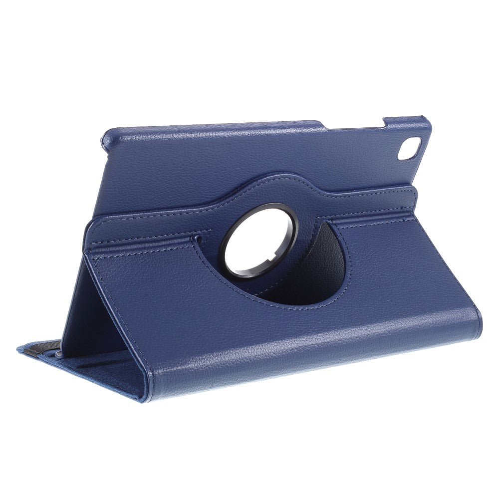 Middle Hollow on the back Leather Case with 360-Degree Rotating Stand + Elastic Fasten Band for Samsung Galaxy Tab A7 10.4 (2020) / (2022)