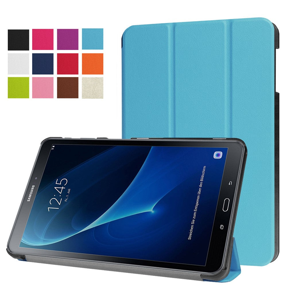 Tri-Fold Stand Leather Smart Cover for Samsung Galaxy Tab A 10.1 T580 / T585 (2016)