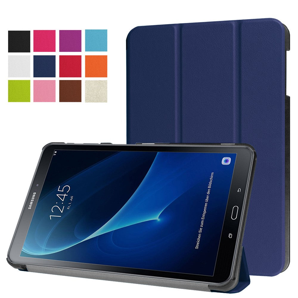 Tri-Fold Stand Leather Smart Cover for Samsung Galaxy Tab A 10.1 T580 / T585 (2016)