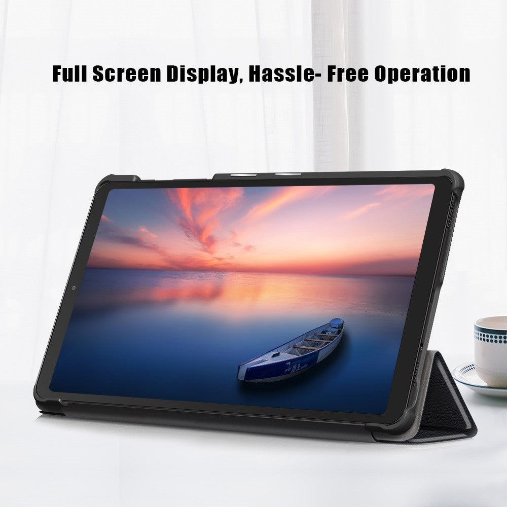Tri-fold Leather Stand Case for Samsung Galaxy Tab A7 Lite T220/T225 8.7-Inch