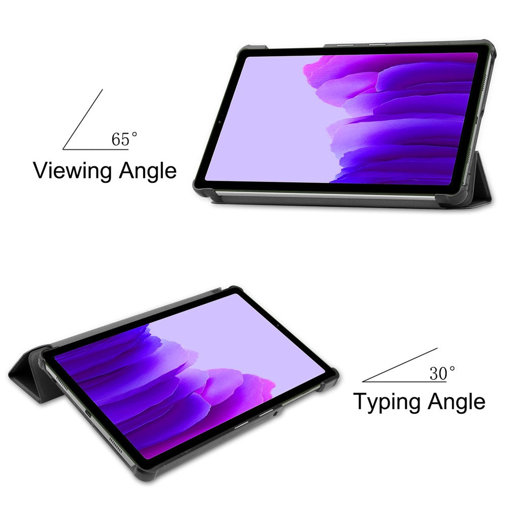 PU Leather Auto Wake/Sleep Stable Tri-fold Stand Stand Case Cover Shell for Samsung Galaxy Tab A7 Lite/T220/T225