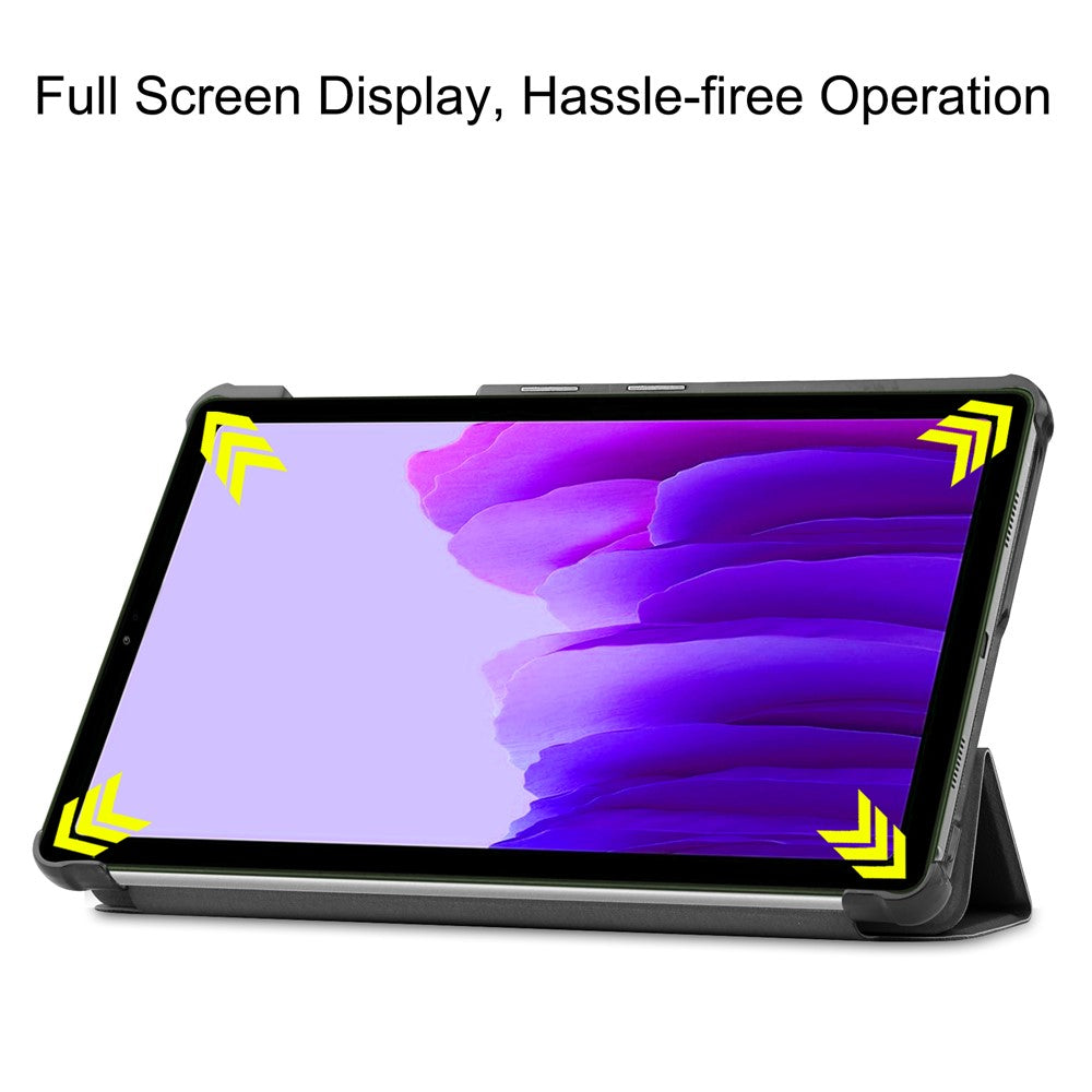 PU Leather Auto Wake/Sleep Stable Tri-fold Stand Stand Case Cover Shell for Samsung Galaxy Tab A7 Lite/T220/T225