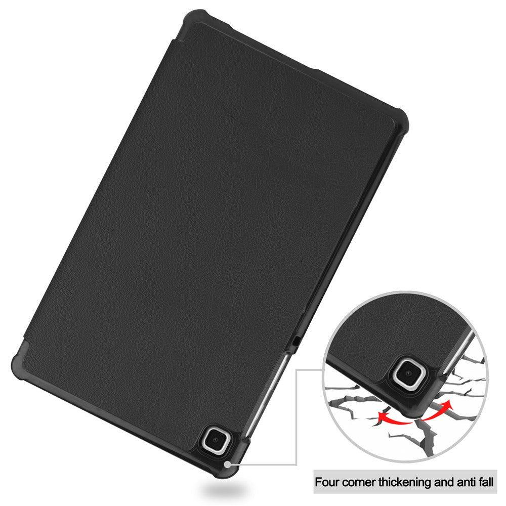 PU Leather Auto Wake/Sleep Stable Tri-fold Stand Stand Case Cover Shell for Samsung Galaxy Tab A7 Lite/T220/T225
