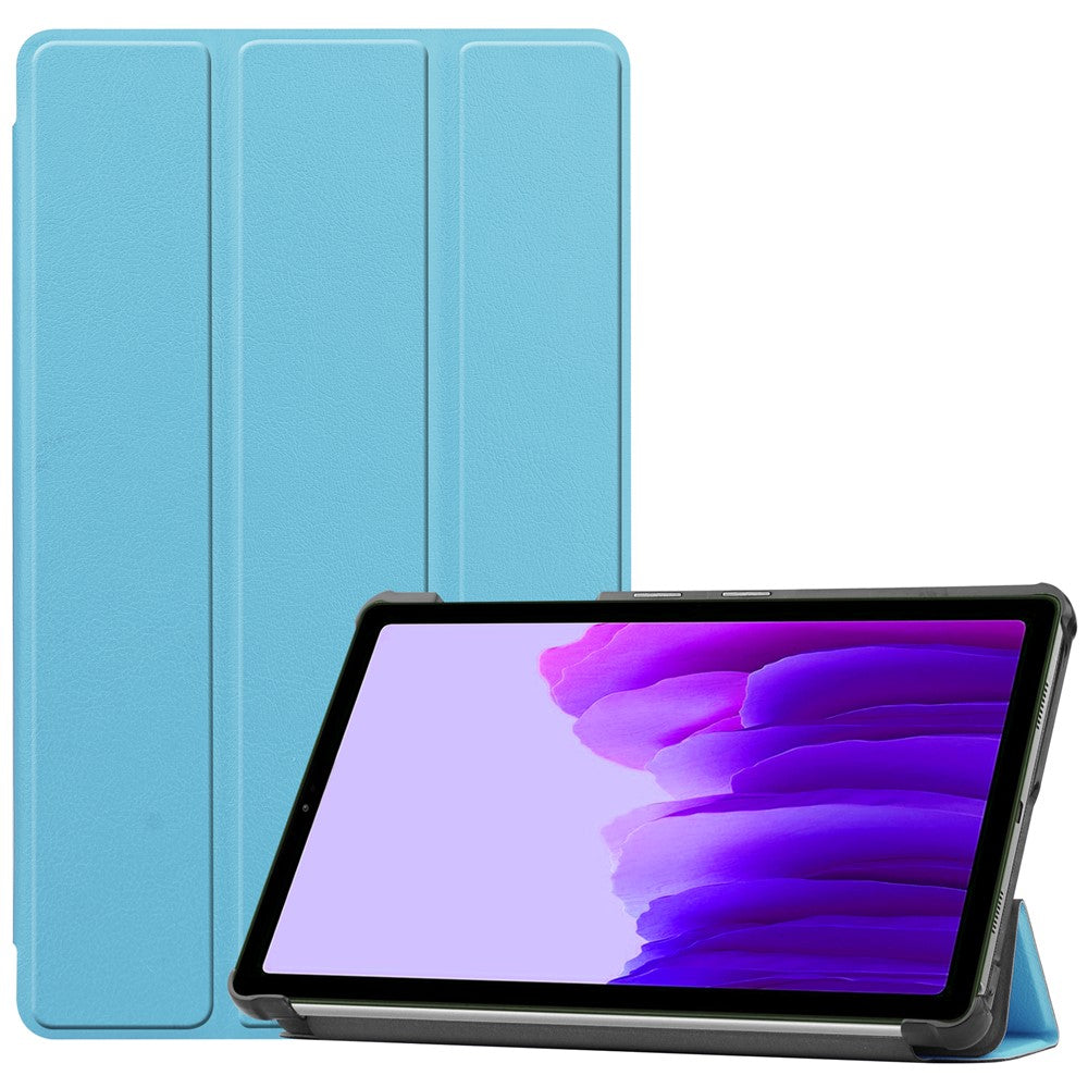 PU Leather Auto Wake/Sleep Stable Tri-fold Stand Stand Case Cover Shell for Samsung Galaxy Tab A7 Lite/T220/T225