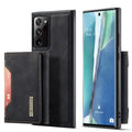 DG.MING M2 Series Magnetic Tri-fold Wallet Kickstand Leather Case for Samsung Galaxy Note20 Ultra/Note20 Ultra 5G