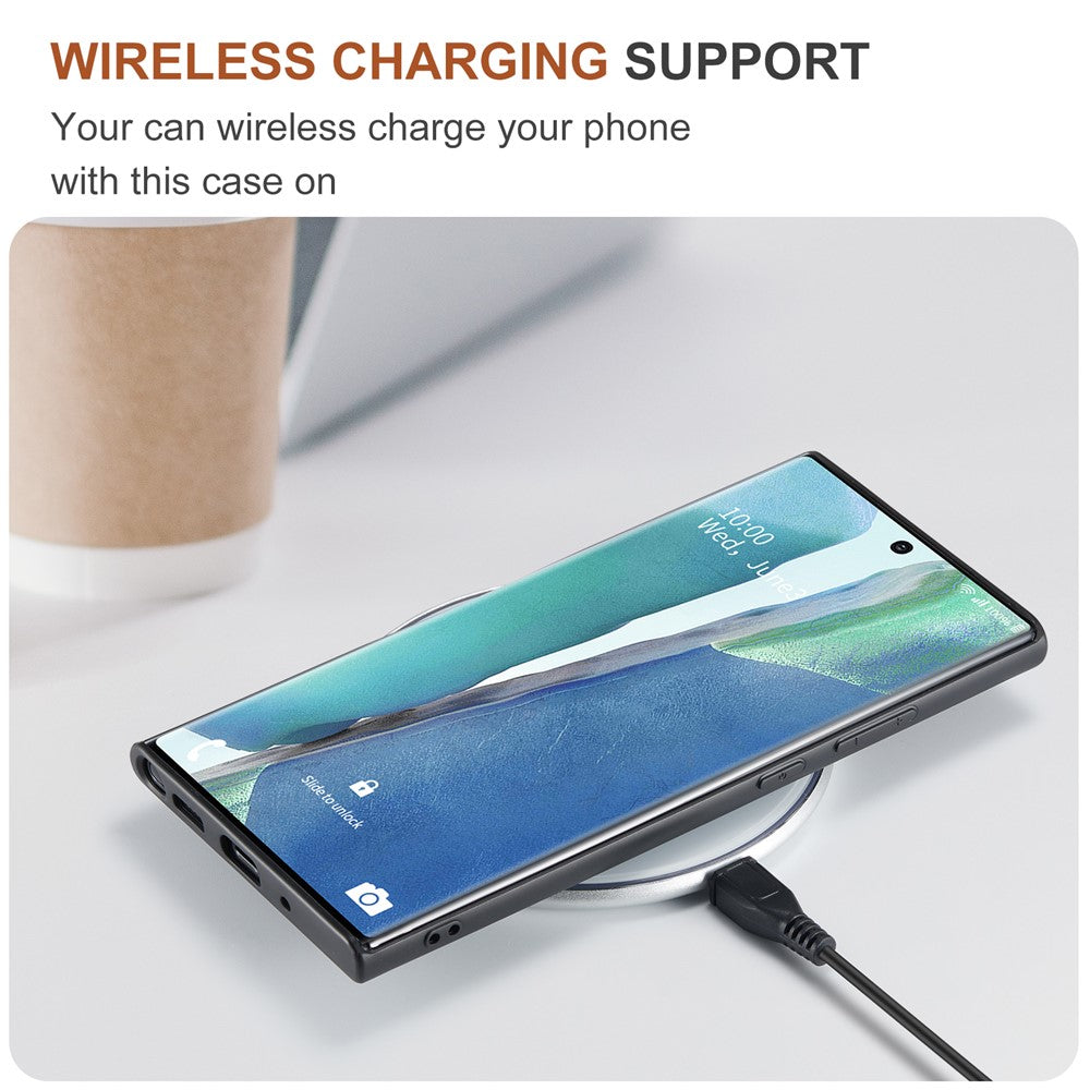 DG.MING M2 Series Magnetic Tri-fold Wallet Kickstand Leather Case for Samsung Galaxy Note20 Ultra/Note20 Ultra 5G