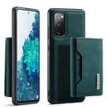 DG.MING M2 Series Magnetic Detachable Hybrid Case with Tri-Fold Wallet Kickstand Design for Samsung Galaxy S20 FE 2022/S20 FE 4G/S20 FE 5G/S20 Lite