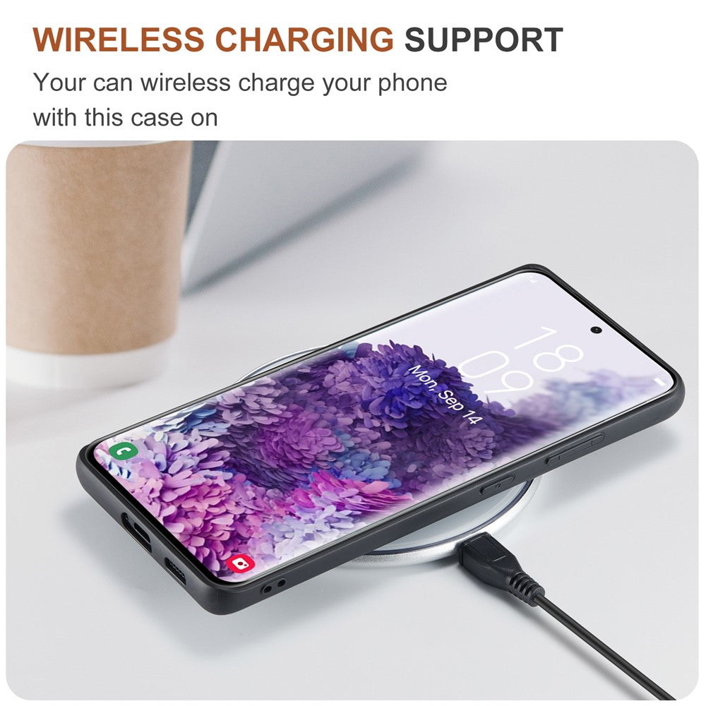 DG.MING M2 Series Tri-Fold Wallet Kickstand Design Magnetic Detachable Wireless Charging Hybrid Case for Samsung Galaxy S20 Ultra