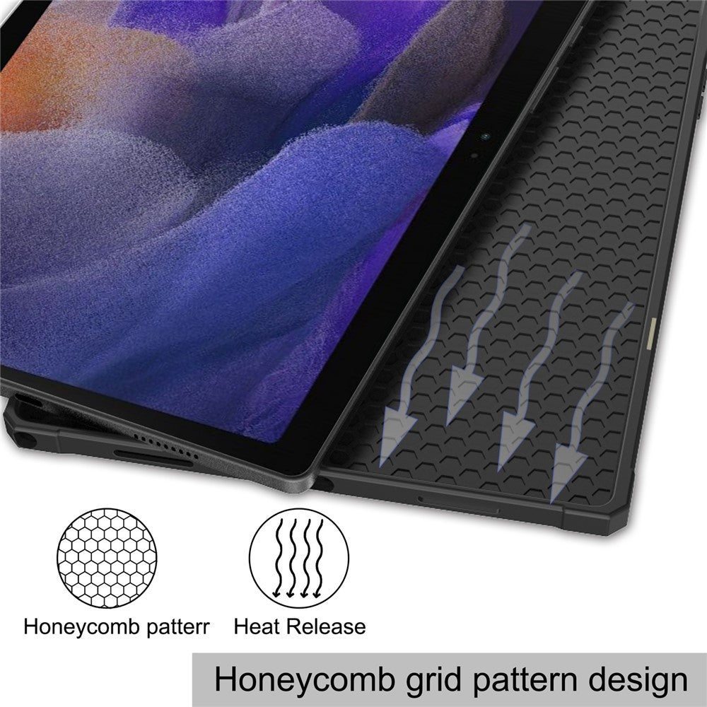 For Samsung Galaxy Tab A8 10.5 (2021) PU Leather Tri-fold Stand Tablet Case Smart Auto Wake / Sleep Folio Cover
