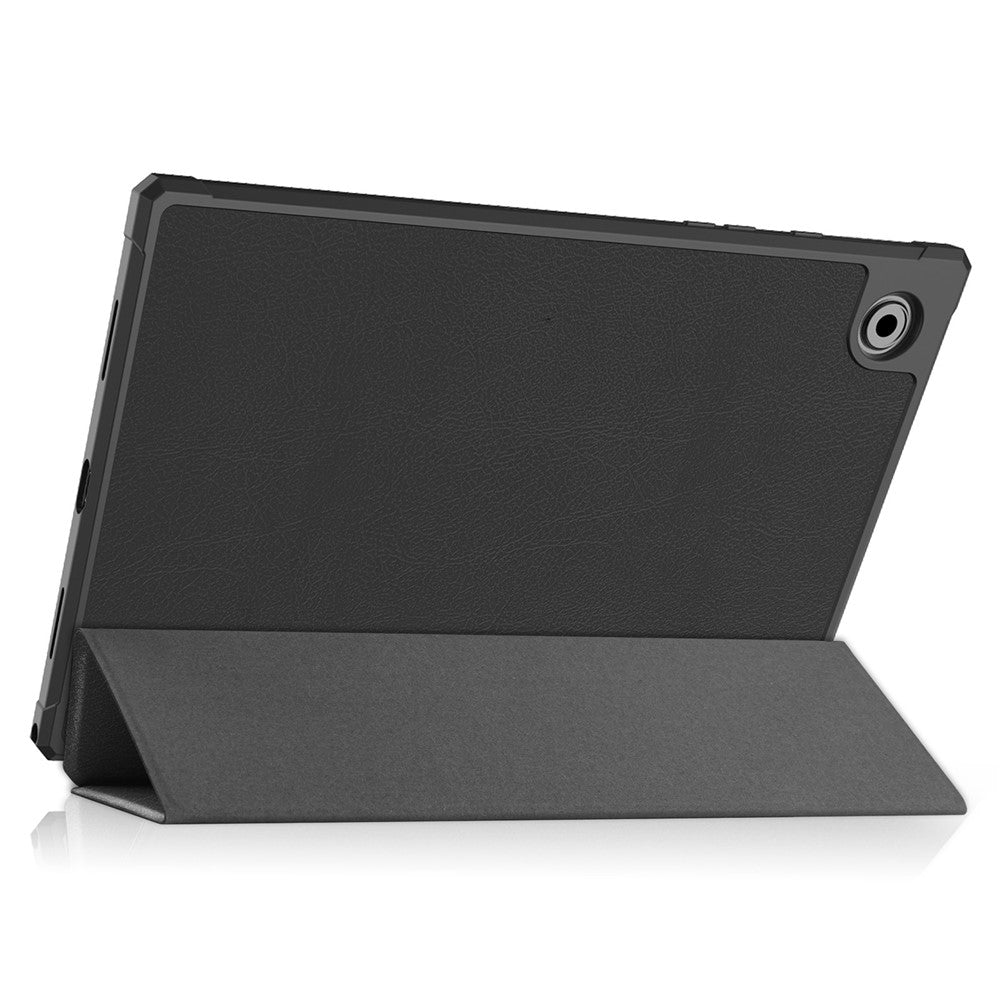 For Samsung Galaxy Tab A8 10.5 (2021) PU Leather Tri-fold Stand Tablet Case Smart Auto Wake / Sleep Folio Cover