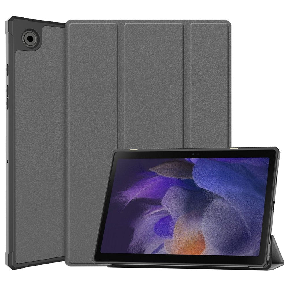 For Samsung Galaxy Tab A8 10.5 (2021) PU Leather Tri-fold Stand Tablet Case Smart Auto Wake / Sleep Folio Cover