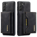 DG.MING M2 Series Wireless Charging Shockproof Phone Protective Cover Detachable 2-in-1 Wallet Phone Case for Samsung Galaxy S22+ 5G