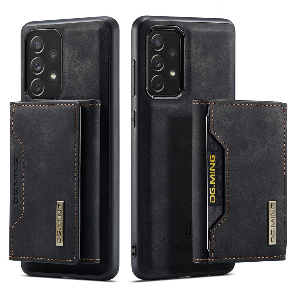 DG.MING M2 Series Detachable 2 in 1 Shockproof Wallet Phone Case Wireless Charging Phone Protective Cover for Samsung Galaxy A33 5G