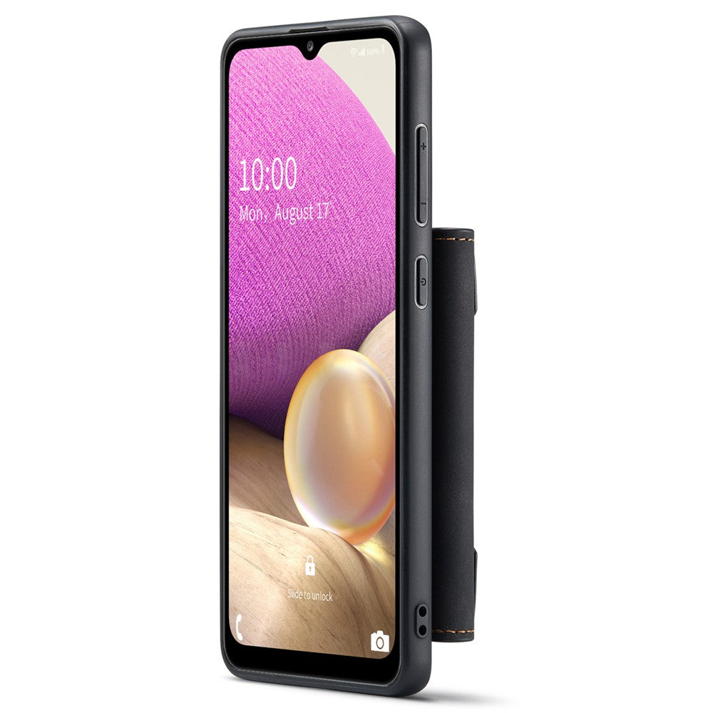 DG.MING M2 Series Detachable 2 in 1 Shockproof Wallet Phone Case Wireless Charging Phone Protective Cover for Samsung Galaxy A33 5G