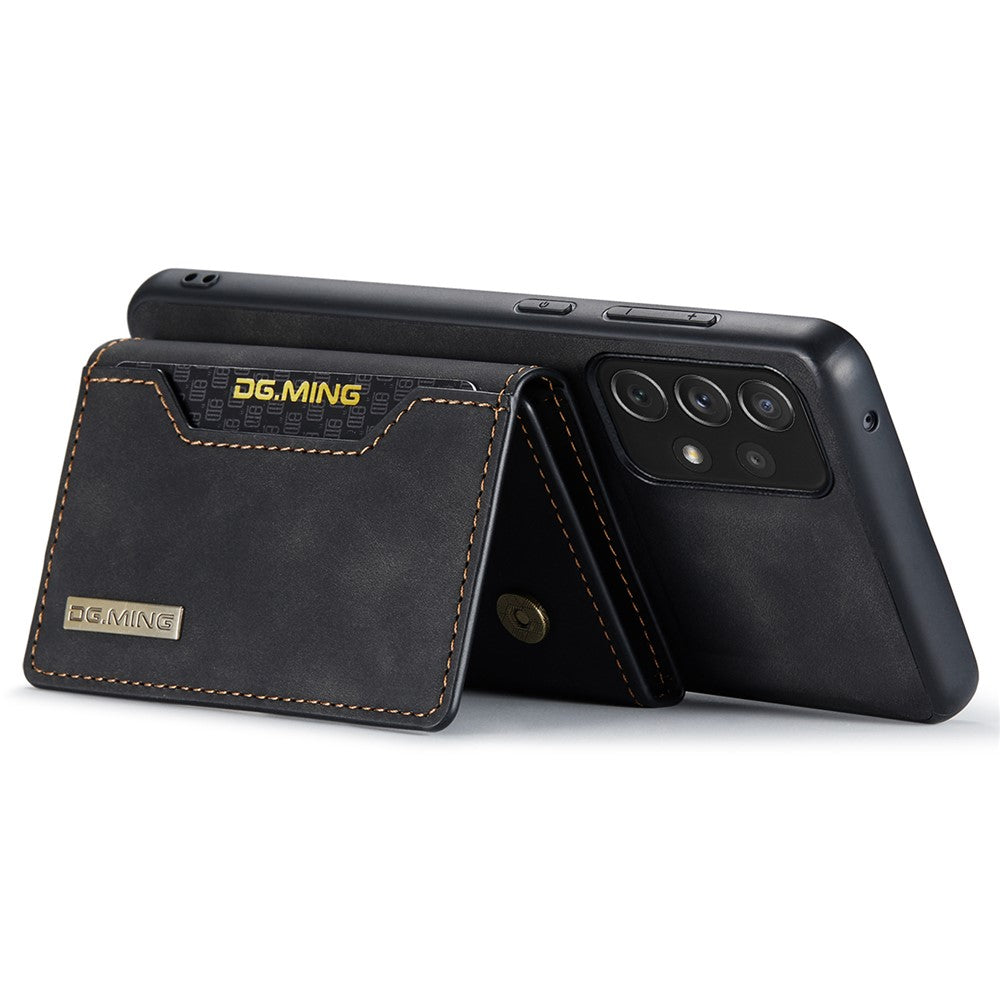DG.MING M2 Series Detachable 2 in 1 Shockproof Wallet Phone Case Wireless Charging Phone Protective Cover for Samsung Galaxy A33 5G