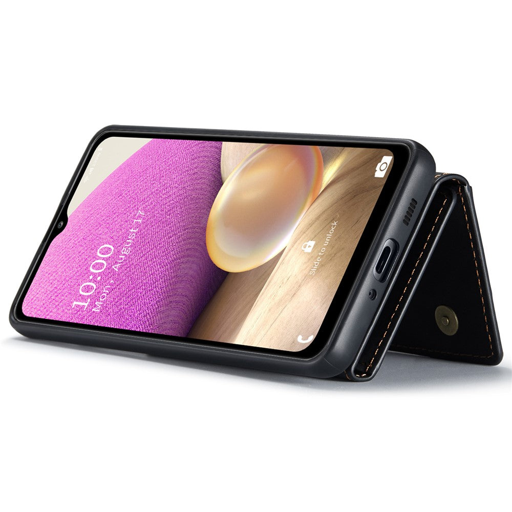 DG.MING M2 Series Detachable 2 in 1 Shockproof Wallet Phone Case Wireless Charging Phone Protective Cover for Samsung Galaxy A33 5G