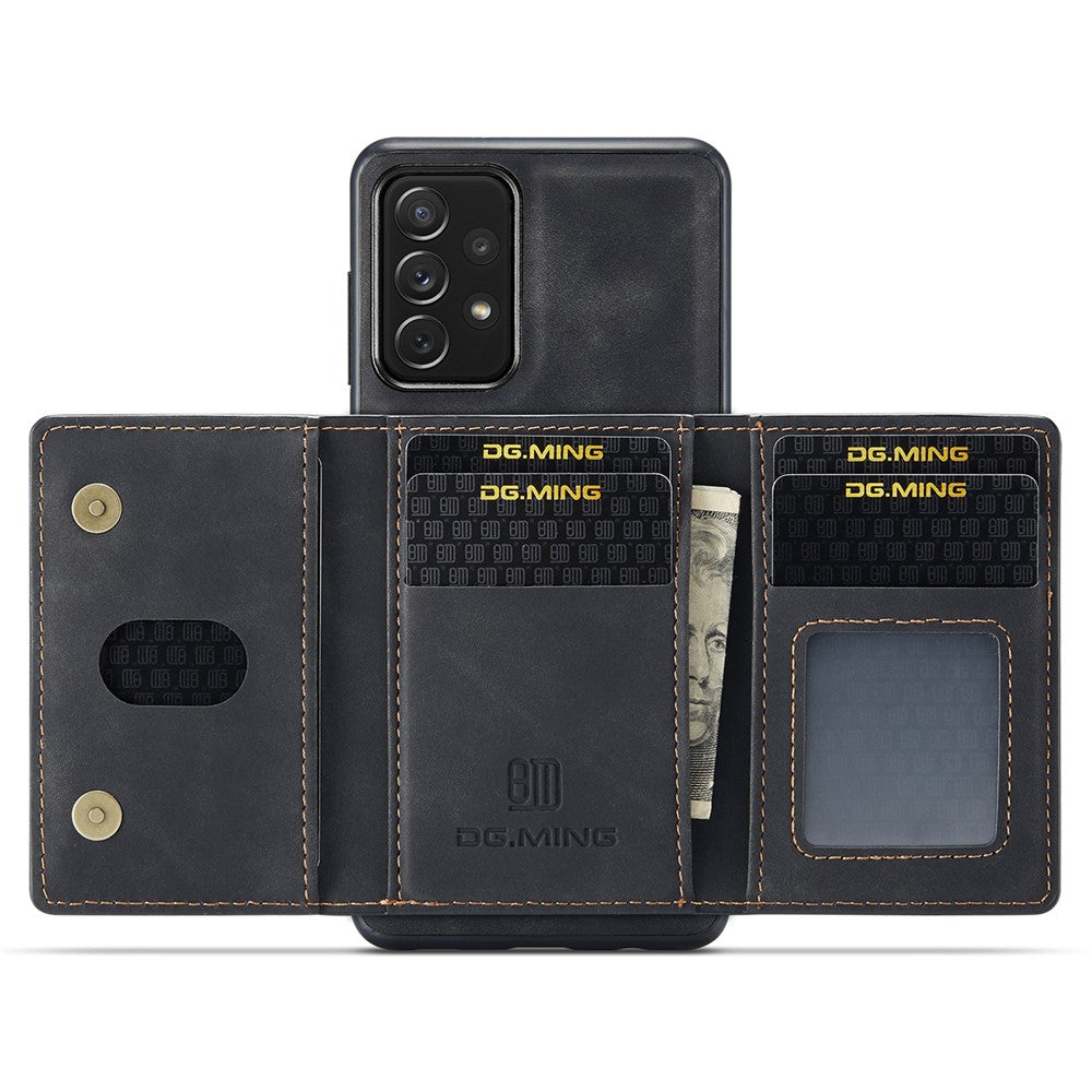 DG.MING M2 Series Detachable 2 in 1 Shockproof Wallet Phone Case Wireless Charging Phone Protective Cover for Samsung Galaxy A33 5G