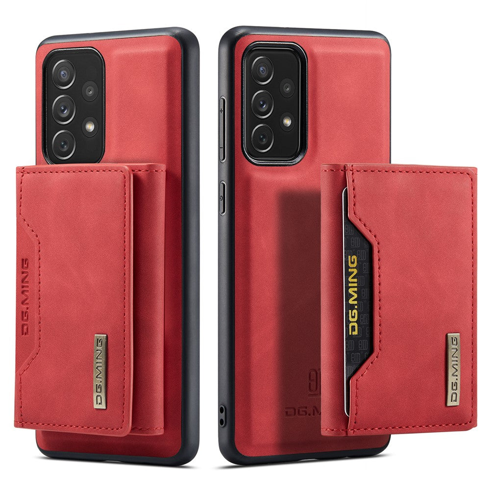 DG.MING M2 Series Detachable 2 in 1 Shockproof Wallet Phone Case Wireless Charging Phone Protective Cover for Samsung Galaxy A33 5G